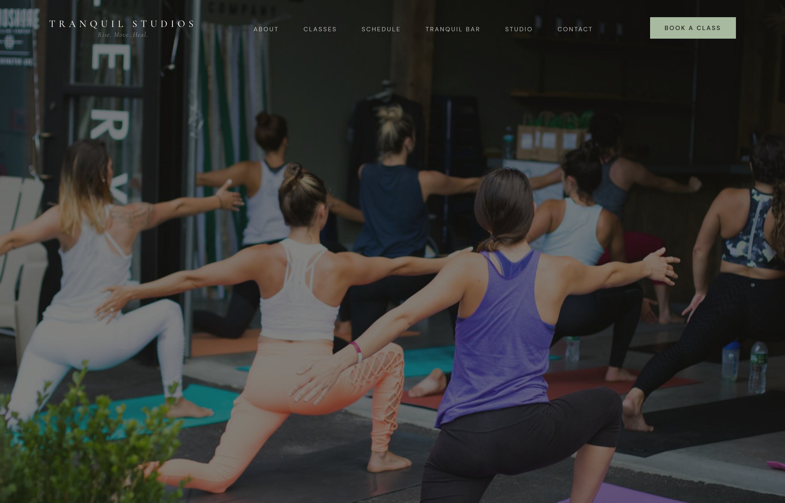 Tranquil Studios — live website